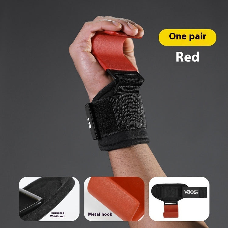 Weightlifting Grip Hooks with Wrist Straps