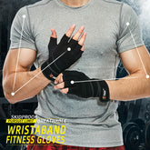 Workout Gloves with Wrist Wrap