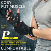 Workout Gloves with Wrist Wrap