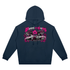 Unisex Oversized Drop-Shoulder Hoodie featuring a bold graphic design by Buns & Guns, perfect for fitness enthusiasts.
