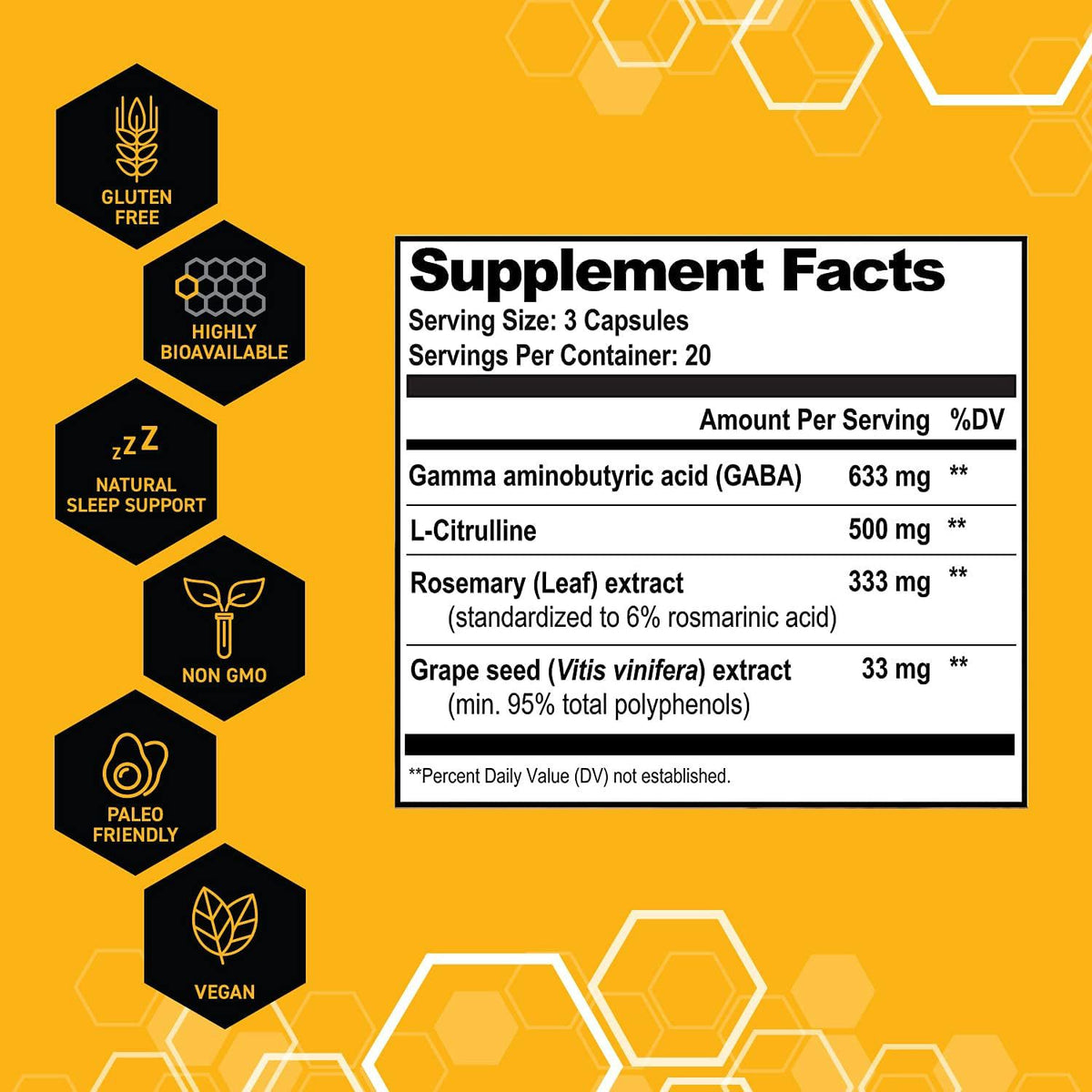 GABA Supplement Capsules