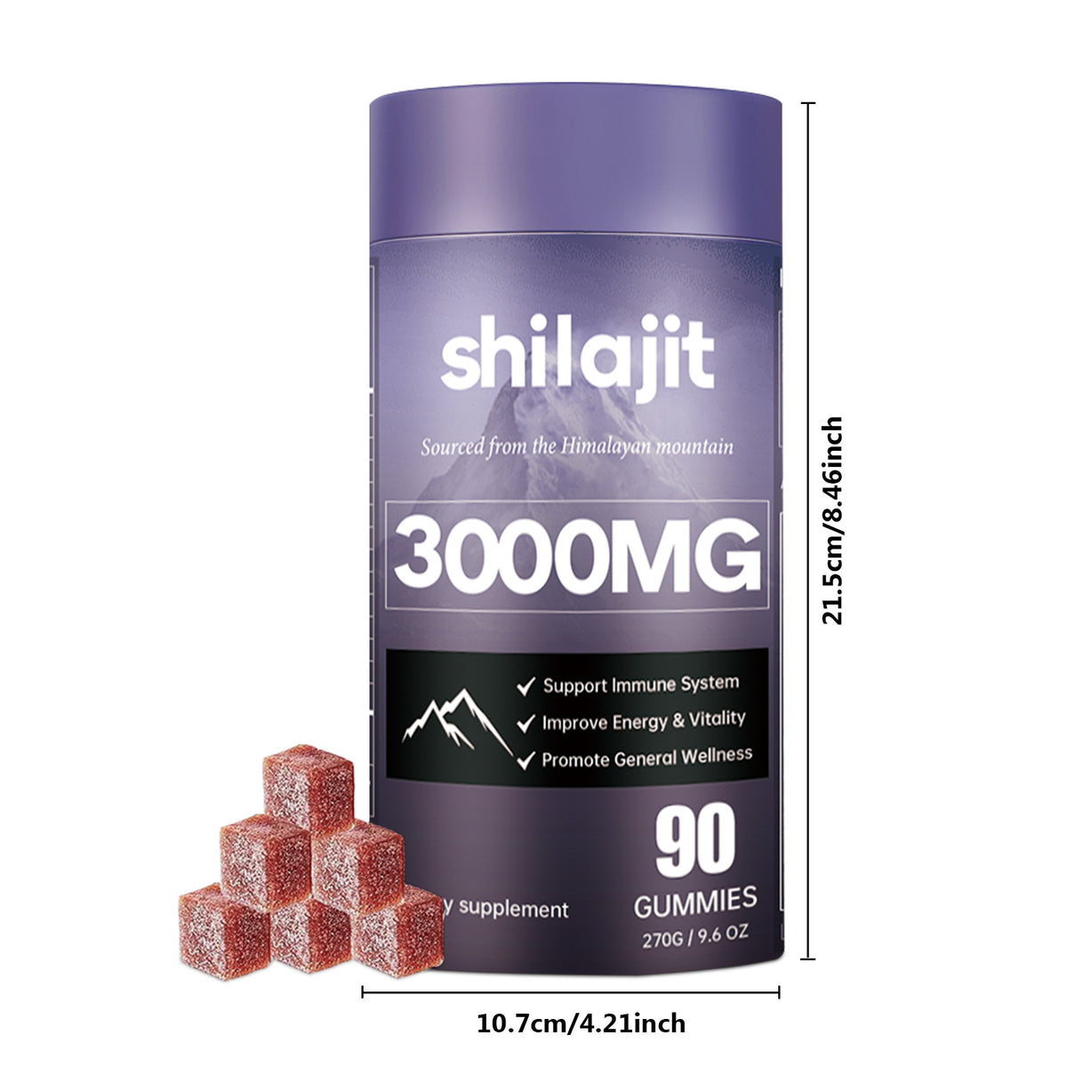 Shilajit Supplement Gummies