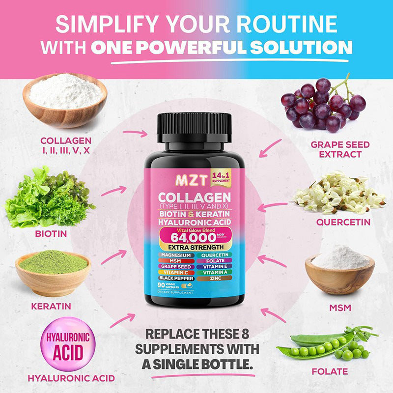Biotin, Keratin & Collagen Capsules Biotin Keratin & Collagen Capsules
