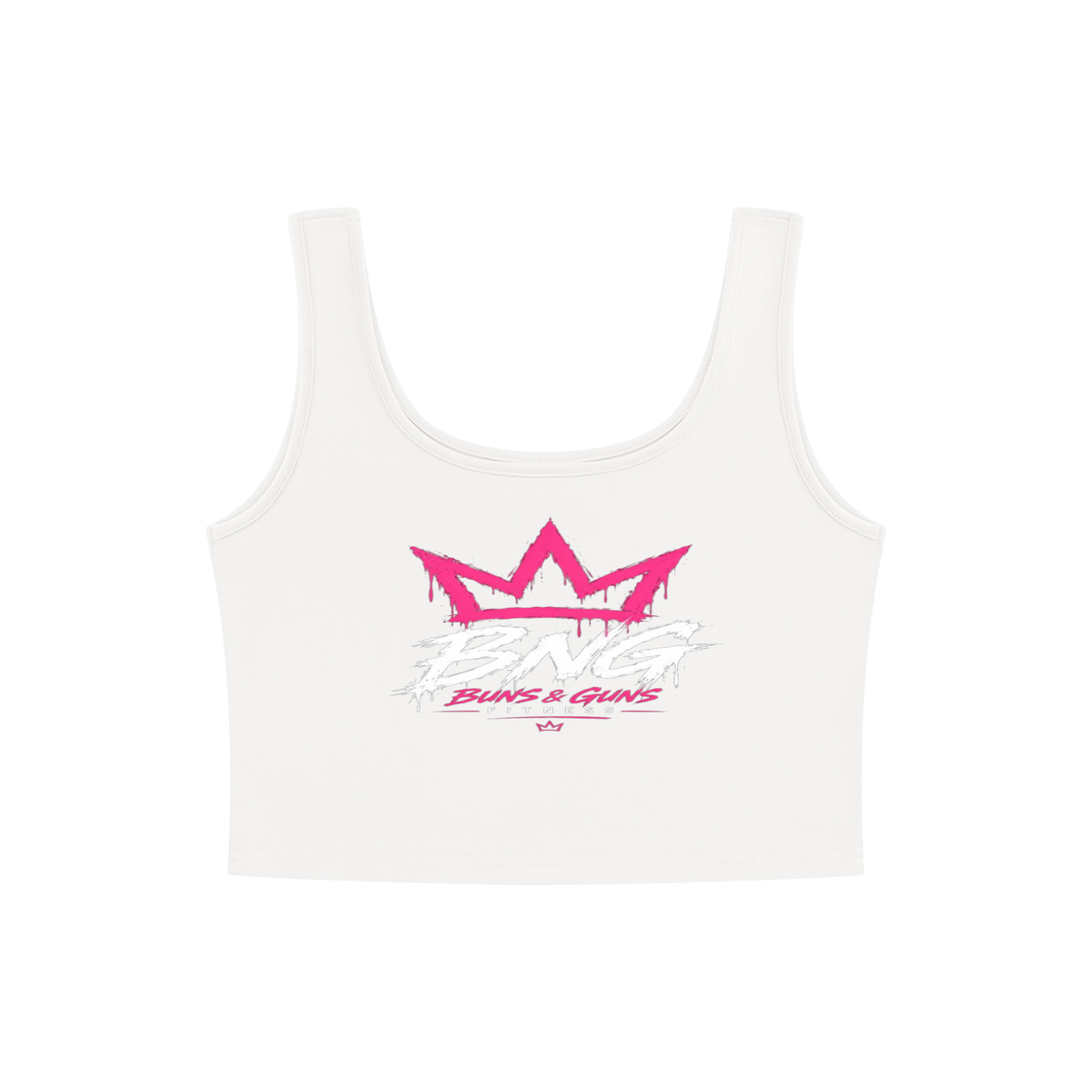 Buns & Guns  Royal Crown Performance Crop Tank – Lavender