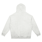  Unisex Oversized Drop-Shoulder Hoodie featuring a bold graphic design by Buns & Guns, perfect for fitness enthusiasts.
