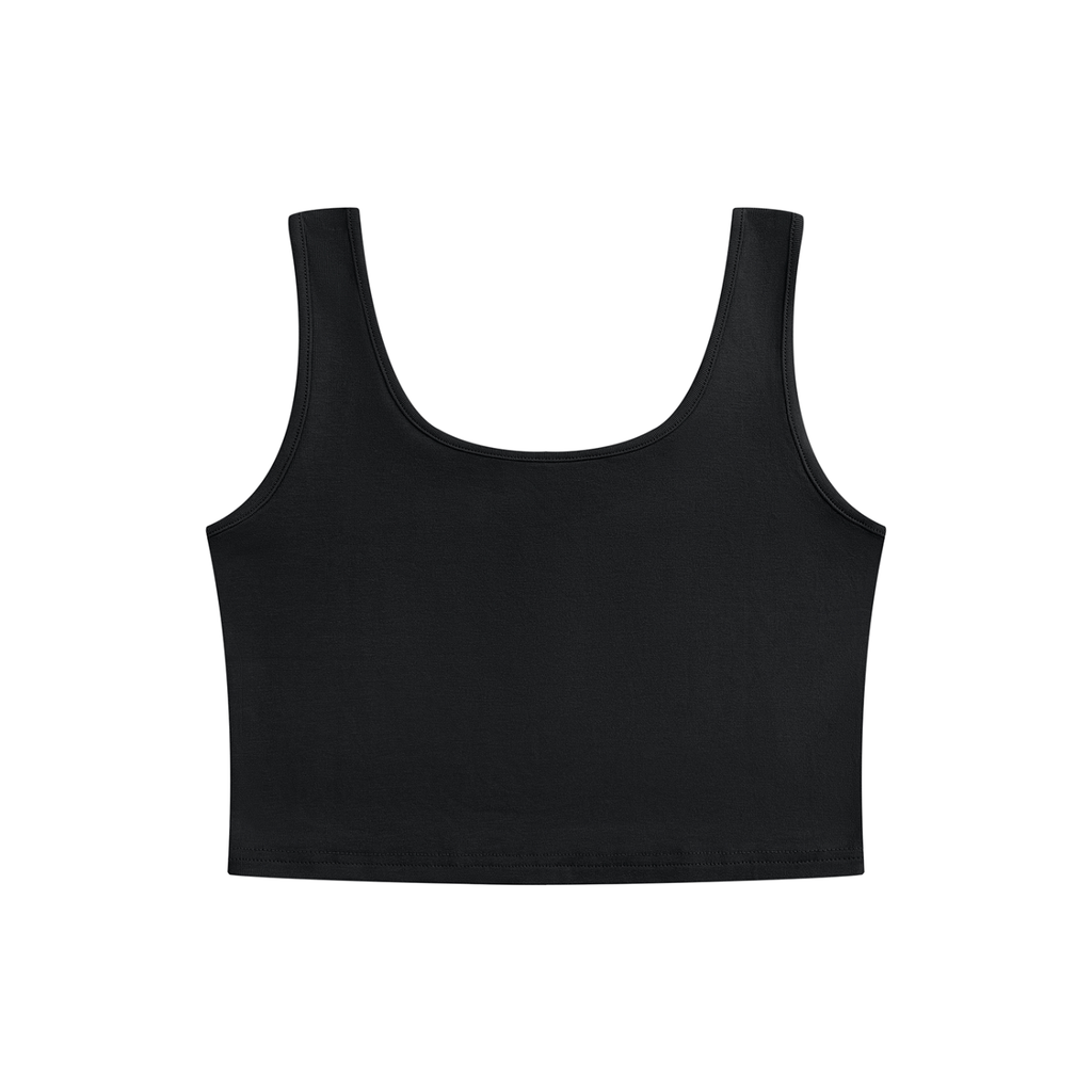 Buns & Guns™ Royal Crown Performance Crop Tank – Black