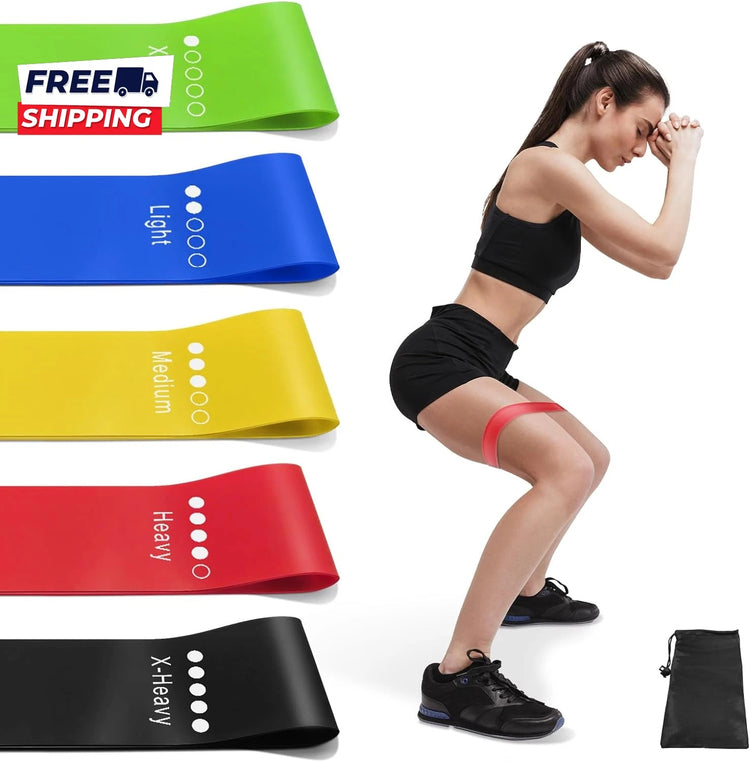 Glute Loop Resistance Bands — Set of 5