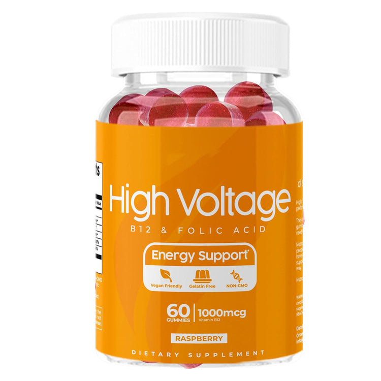 Raspberry Vitamin B12 & Folic Acid Gummies