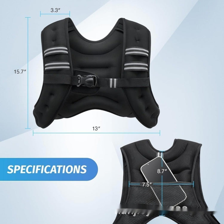 Reflective Weighted Workout Vest