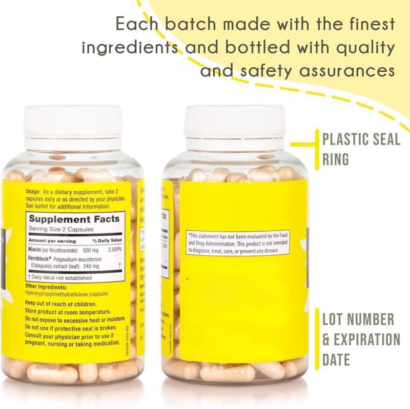 Nicotinamide Vitamin B3 Capsules