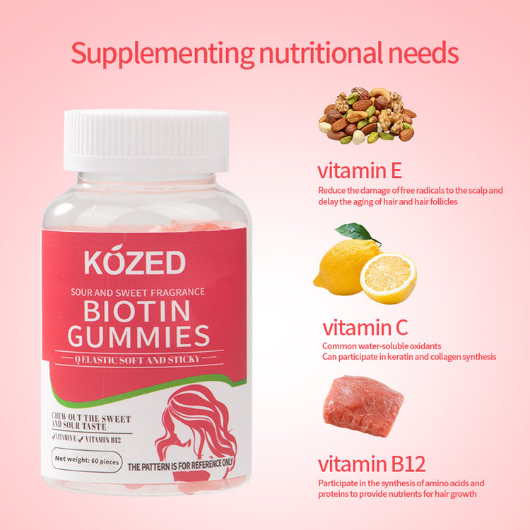 Sweet & Sour Biotin Gummies