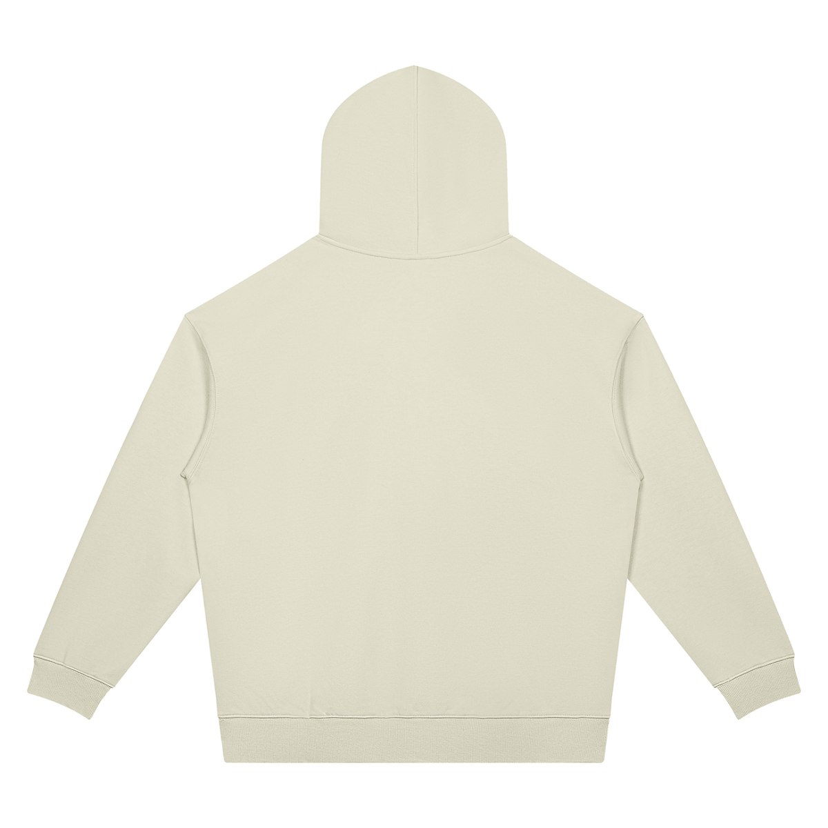 Unisex Oversized Drop-Shoulder Hoodie featuring a bold graphic design by Buns & Guns, perfect for fitness enthusiasts.