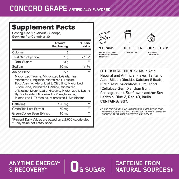 Grape Amino Acid Drink Powder — 270 g