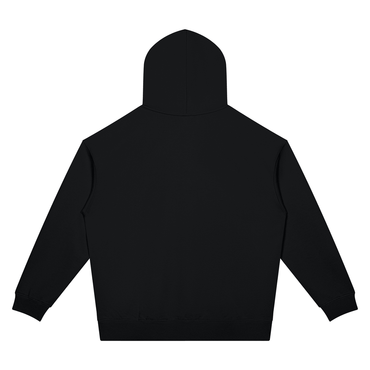 Unisex Oversized Drop-Shoulder Hoodie featuring a bold graphic design by Buns & Guns, perfect for fitness enthusiasts.