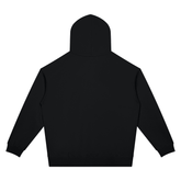 Unisex Oversized Drop-Shoulder Hoodie featuring a bold graphic design by Buns & Guns, perfect for fitness enthusiasts.