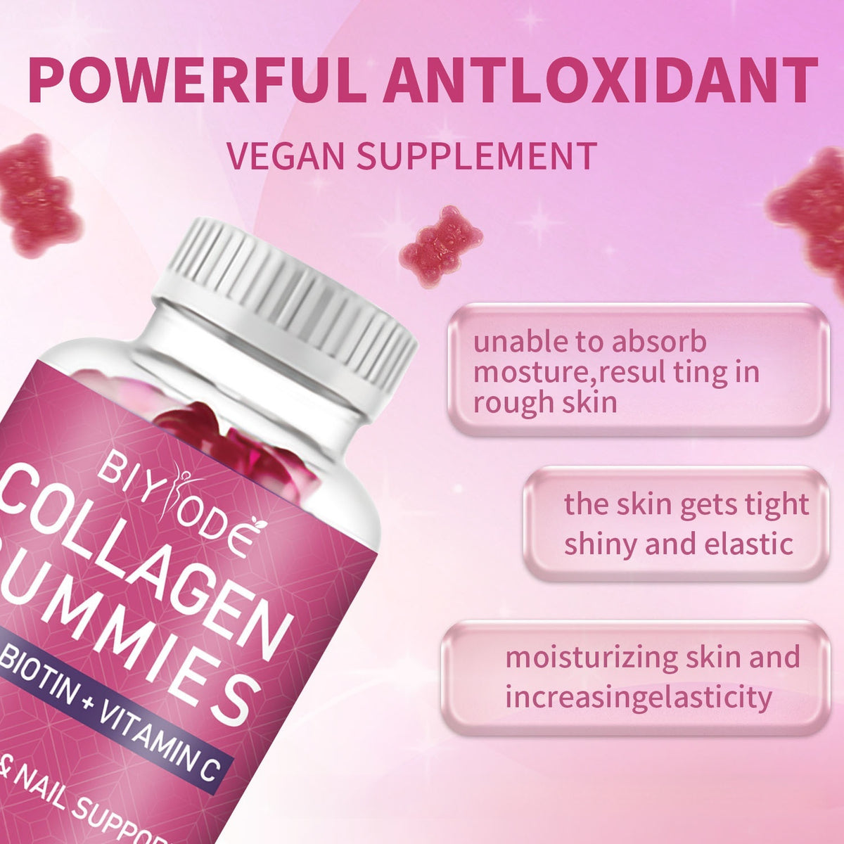 Biotin & Collagen Gummy Supplement