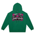 Unisex Oversized Drop-Shoulder Hoodie featuring a bold graphic design by Buns & Guns, perfect for fitness enthusiasts.
