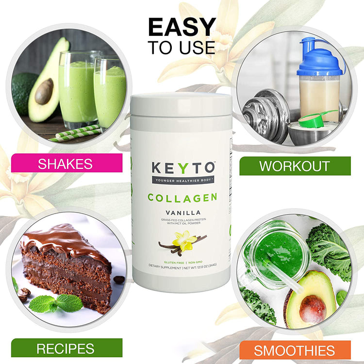 Vanilla Hydrolyzed Collagen Powder — 336 g