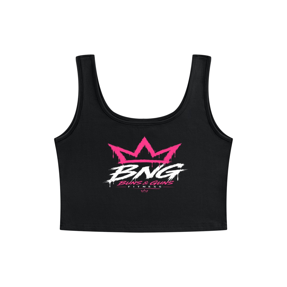Buns & Guns  Royal Crown Performance Crop Tank – Lavender