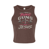 Buns and Guns Buns, Guns & Jesus Women&
