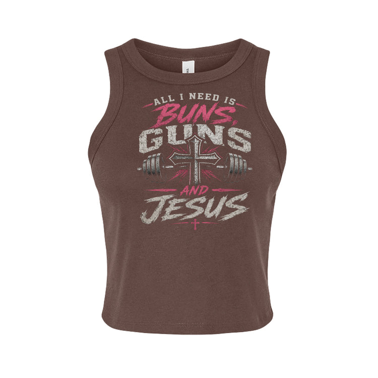 Buns and Guns Buns, Guns & Jesus Women&