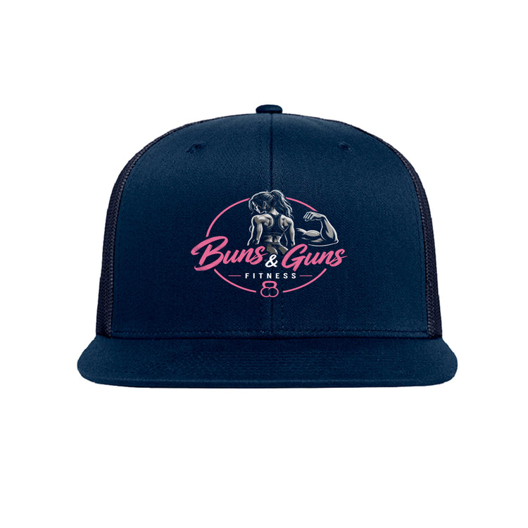 Buns and Guns OG Flat-Bill Trucker Cap