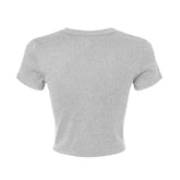Buns and Guns Women Train Harder Ribbed Baby Tee
