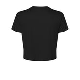 Buns and Guns Women Train Harder Flowy Crop Tee
