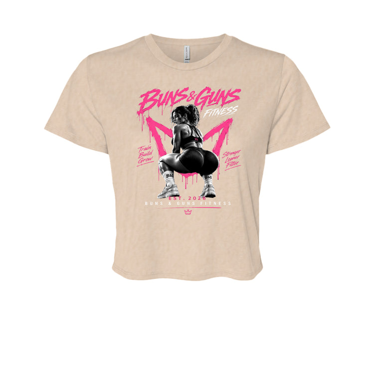Buns and Guns Royal Crown Graphic Women&